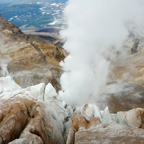 Склон вулкана – фото туриста с базы отдыха Снежная Долина